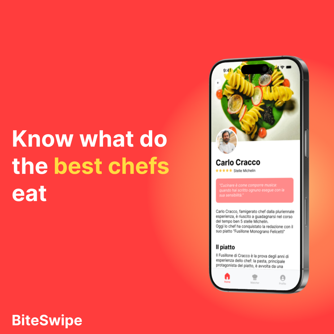 The interface where users can replicate the best chefs' recipes