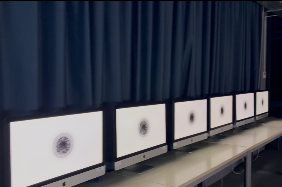 The monitor when someone responds